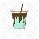 Chocolat A La Menthe Glacee Chocolat A La Menthe Chocolat Glace Icon