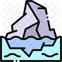 Glacier Iceberg Melting Icon