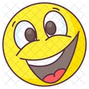 Glad Emoji Glad Expression Emotag Icon