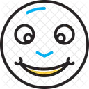 Glad Cheery Complacent Icon