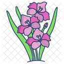 Gladiolus Flower Blossom Icon