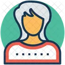 Glamour Girl Model Icon