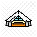 Glamping Tent Camp Icon