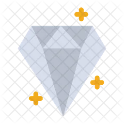 Glänzender Diamant  Symbol