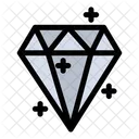 Glänzender Diamant  Symbol