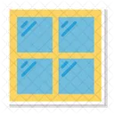 Glas Wand Fenster Symbol