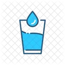 Glas Wasser Wasser Glas Symbol