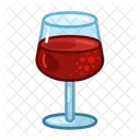 Glas Wein  Symbol