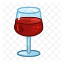 Glas Wein  Symbol