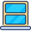 Glasfenster Rahmen Fensterblatt Symbol