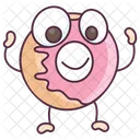 Donut Donut Glasierter Donut Icon