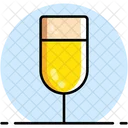Glass New Year Drink Icon