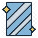 Glass Material Construction Icon
