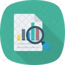 Glass Magnifying Report Icon