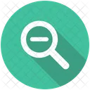 Glass Magnifying Out Icon