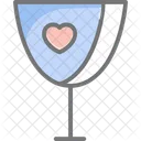 Glass Heart Bevrage Symbol