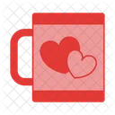 Glass Valentine Love Icon