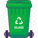 Glass bin  Icon