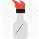 Glass Bottel Fire Glass Bottle Fire Molotov Cocktail Icon