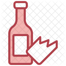 Glass Bottle  Icon