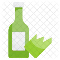 Glass Bottle  Icon