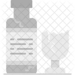 Glass Bottle  Icon