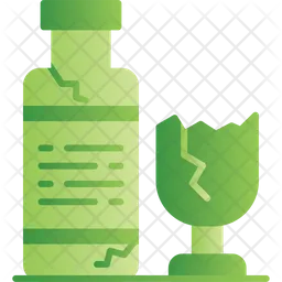 Glass Bottle  Icon