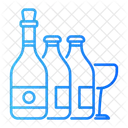 Glass Bottle Recycling Environment Fresh Icon