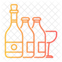 Glass Bottle Recycling Environment Fresh Icon