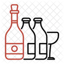 Glass Bottle Recycling Environment Fresh Icon