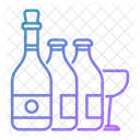 Glass Bottle Recycling Environment Fresh Icon