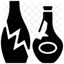 Glass Waste Glass Trash Glass Scrap Icon