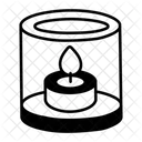 Glass Candle  Icon