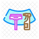 Glass Cleaner Car Icon