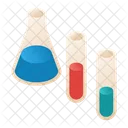 Glass Flask And Test Tube  Icon