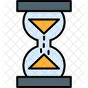 Glass hour hourglass progress schedule time  Icon