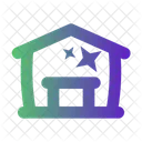 Glass House House Building Icon