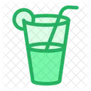 Cold Drink Soda Straw Icon