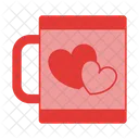 Glass Valentine Love Icon