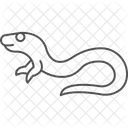 Glass Lizard Glasslizard Reptile Icon