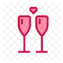 Glass Love Glass Drink Icon