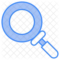 Glass Magnifying  Icon