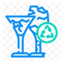 Glass Recycle  Icon