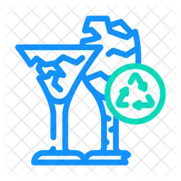 Glass Recycle  Icon