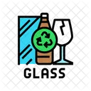 Glass Recycling  Icon