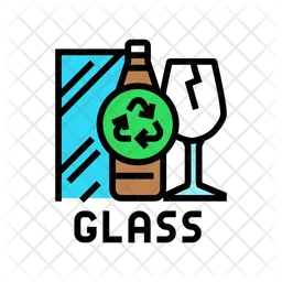 Glass Recycling  Icon