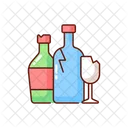 Glass Recycling Bottle Icon