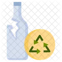 Glass Recycling  Icon