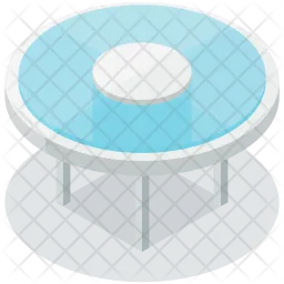 Glass table  Icon