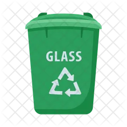 Glass Waste  Icon